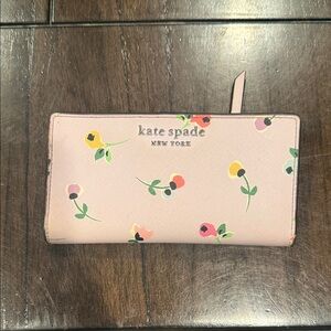 Kate Spade Pink Floral Wallet